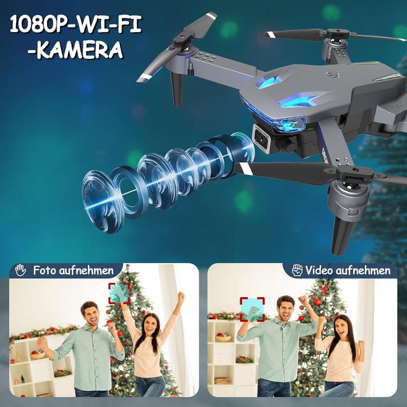 Wipkviey T28 1080p kamera drón összecsukható FPV quadcopter kezdőknek felnőtteknek