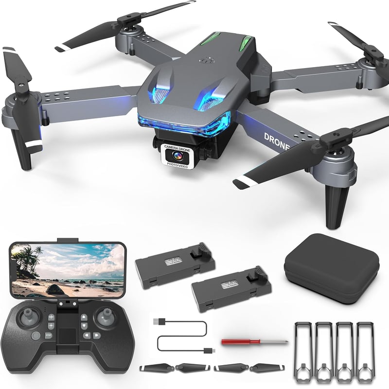 Wipkviey T28 Kamerás Drón 4K Quadcopter Távirányítóval