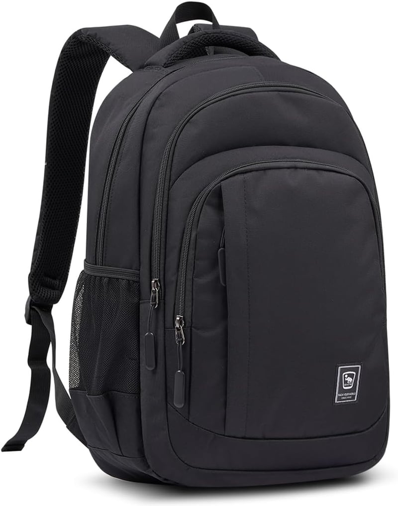 WIRABO 17.3 Colos Laptop Hátizsák Vízálló Iskolai Nagyméretű Backpack