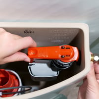 Bočný plavákový ventil pre WC nádržku Wirquin Jollyfill 10723581, 3/8" mosadzná prípojka, sivý 2