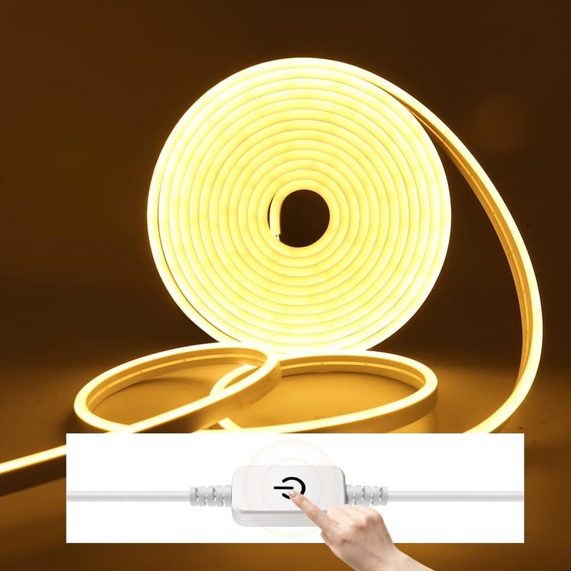 Wisada 12V Neon LED szalag dimmeres érintésvezérlésű IP67 vízálló dekorációs lámpa