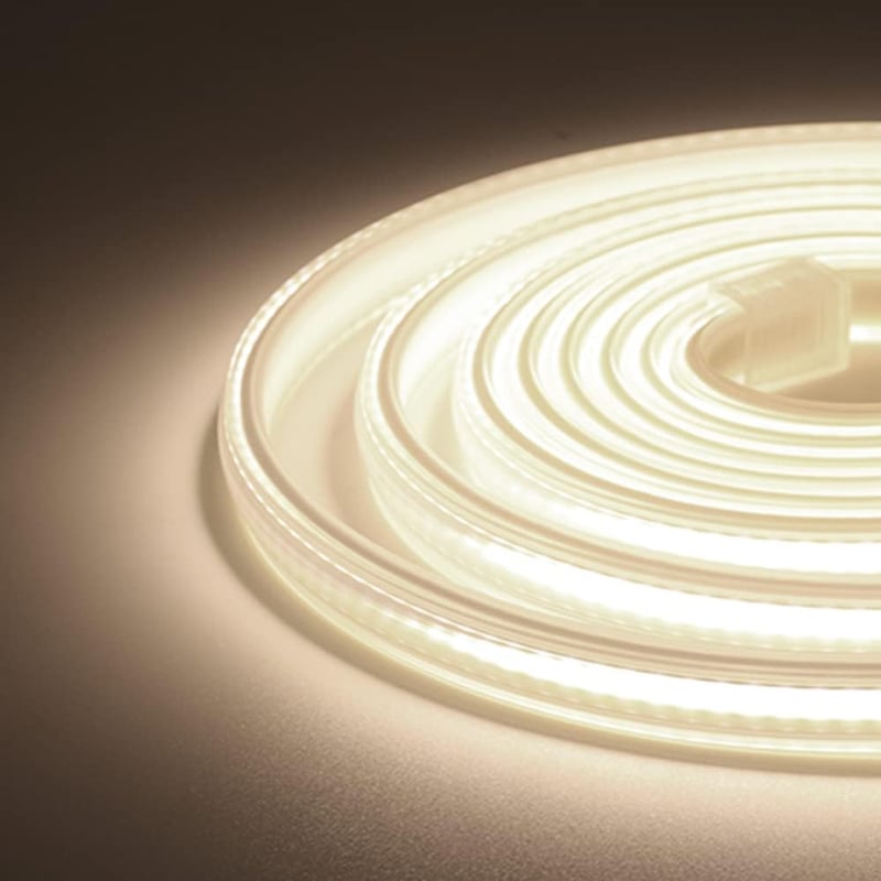 Wisada LED szalag COB 220V 288LED/m vízálló dimmer neon dekoráció 15m