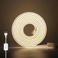 Wisada COB LED pásik 220V 288LED/m vodotesný stmievateľný neónová dekorácia 15m 2