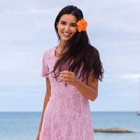 WiseJoy Hawaii Virág Hajcsipesz Szett 5db Plumeria Hibiszkusz Csúszásmentes Hajdísz 5