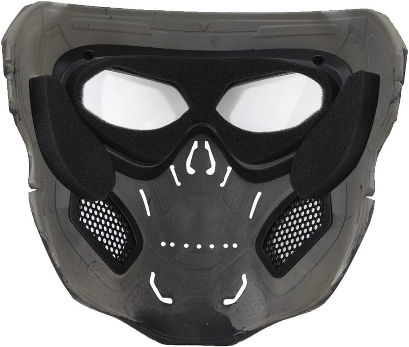 WISEONUS Airsoft Paintball Taktikai Koponya Maszk Teljes Arcvédelem Katonai Maszk