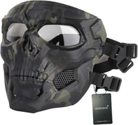 WISEONUS Airsoft Paintball Taktikai Koponya Maszk Teljes Arcvédelem Katonai Maszk 1