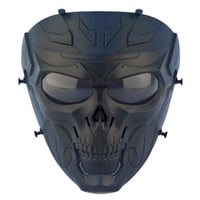 WISEONUS Airsoft Taktička Maska Lubanja - Zaštita cijelog lica sa sivom lećom, za paintball, lov, CS igre i Halloween kostime - Otporna na udarce T 2