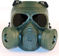 WISEONUS Taktikai Maszk Tiszta Lencsékkel, Anti-Köd Gázálarc Kettős Turbó Ventilátorral 7