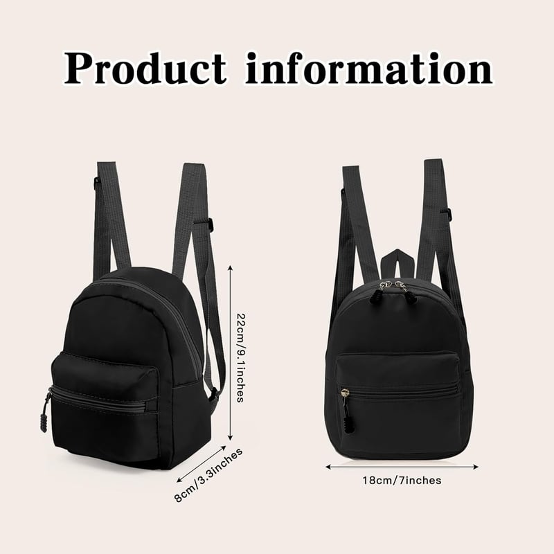 WisePoint Női Mini Hátizsák Nylon Kis Utazási Backpack Lányoknak