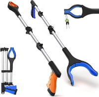 Wiseten 110 cm-es Alumínium Fogó Szett Mágneses Gripper Karral, Összecsukható Szenioroknak 1