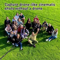 Wiseten 3 m 300 cm láthatatlan selfie stick szénszálas karbon monopod Insta360 X5 X4 X3 ONE X2 DJI Osmo 360 GoPro Hero 13 12 11 10 9 adapter 8