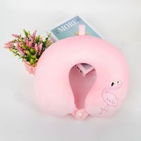 Plüss utazópárna - Rózsaszín 5