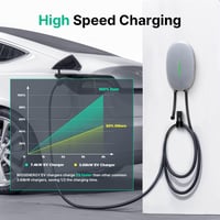 WISSENERGY 7 kW Type 2 Wallbox 32A Fali Töltőállomás 6m Kábellel 2