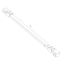 Bară de stabilizare pentru duș WITEN&NOCK 70 cm, pentru sticlă cu grosime de 6 mm, 8 mm, 10 mm, suport de fixare sticlă-perete cu îmbinare rotativă la 180°, oțel inoxidabil, formă pătrată, negru mat 4