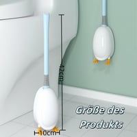 WITFAMILY szilikon WC kefe szett, háztartási és lakóautó tisztításhoz, élkefe és mély tisztítás 2