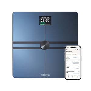 Withings Body Comp multifrekvencijska pametna vaga s BIA tehnologijom i WiFi povezivanjem za mjerenje 10 parametara sastava tijela