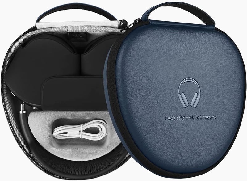 WIWU AirPods Max Tok Intelligens Alvó Mód Kemény EVA Hordozótok Apple AirPods Max Fejhallgató Védőtok Ultravékony Kiegészítő