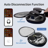 WIWU AirPods Max Tok Intelligens Alvó Mód Kemény EVA Hordozótok Apple AirPods Max Fejhallgató Védőtok Ultravékony Kiegészítő 2