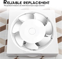 WIYETY 100mm Füstelvezető Ventilátor 130 m³/h Visszacsapó Szeleppel 6