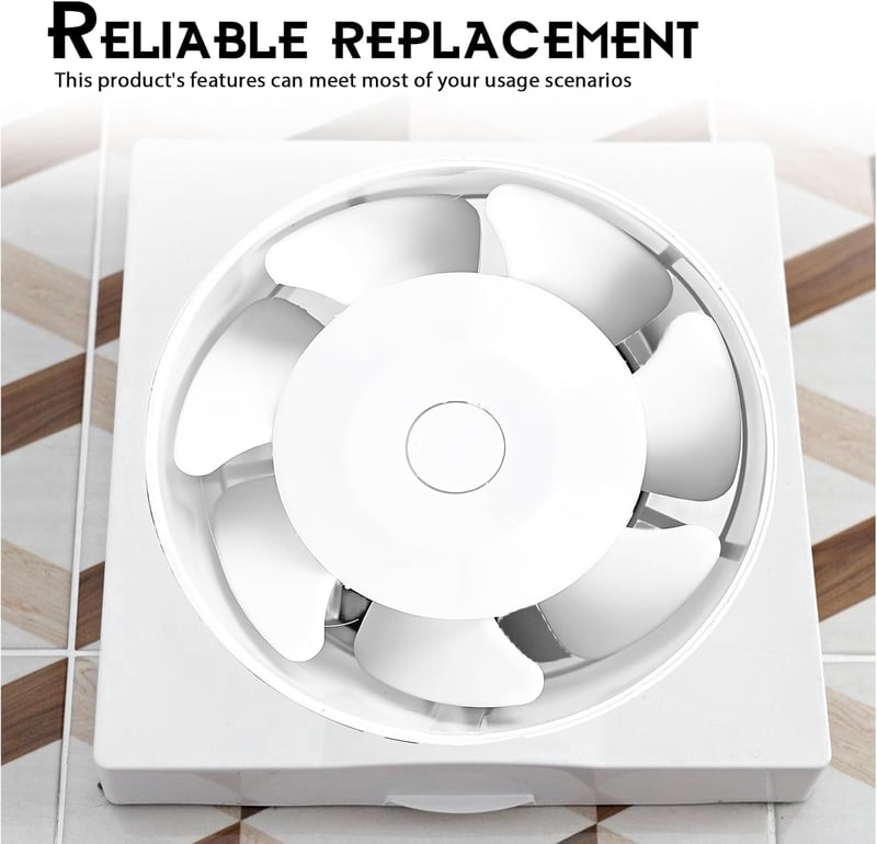 WIYETY 100mm Füstelvezető Ventilátor 130 m³/h Visszacsapó Szeleppel