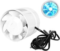 WIYETY 100mm Füstelvezető Ventilátor 130 m³/h Visszacsapó Szeleppel 1