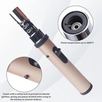 WIYETY Jet Flame szélálló gázöngyújtó biztonsági zárral és állítható lánggal 2