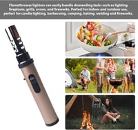WIYETY Jet Flame szélálló gázöngyújtó biztonsági zárral és állítható lánggal 6