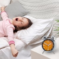 WIYETY Retro Ébresztőóra Dupla Csengővel, Éjszakai Fénnyel, Csendes Quartz Óra 5