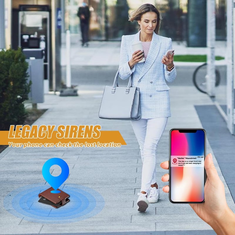 WIYETY Slim Tracker Kártya - Tárcakövetõ Apple Find My-hez, Vezeték Nélküli Töltés, IP68 Vízálló