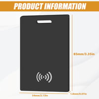 WIYETY Slim Tracker Kártya - Tárcakövetõ Apple Find My-hez, Vezeték Nélküli Töltés, IP68 Vízálló 2
