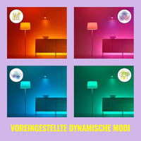 WiZ E14 40W RGB LED izzó WiFi és Bluetooth vezérléssel 8