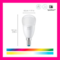 WiZ E14 40W RGB LED izzó WiFi és Bluetooth vezérléssel 2
