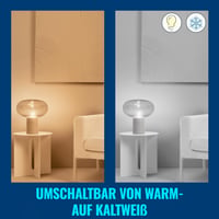 Bec WiZ E27 Filament LED 2 buc. - 806 lm, 60W, Transparent, Alb reglabil, Dimmabil, WLAN, Control inteligent prin aplicație și voce 6