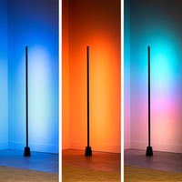 Lampă LED WiZ Gradient - afișaj multicolor RGBIC, WiFi, control vocal, control prin aplicație, compatibilă cu Google Home, Alexa și HomeKit 4