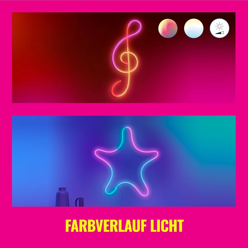 WiZ LED szalag 4m RGB+fehér, dimmelhető, okos vezérlés WiFi-n és hangutasítással