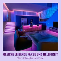 WiZ RGB LED pásik 5 m – 16 miliónov farieb a odtiene bielej, WiFi, hlasové ovládanie, kompatibilné s Google Home, Alexa a HomeKit 2
