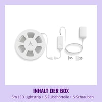WiZ RGB LED pásik 5 m – 16 miliónov farieb a odtiene bielej, WiFi, hlasové ovládanie, kompatibilné s Google Home, Alexa a HomeKit 6