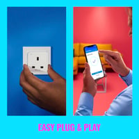 WiZ Smart Plug inteligentná WiFi zásuvka typu F, 230V, s hlasovým ovládaním a meraním spotreby, 1 ks v balení 3