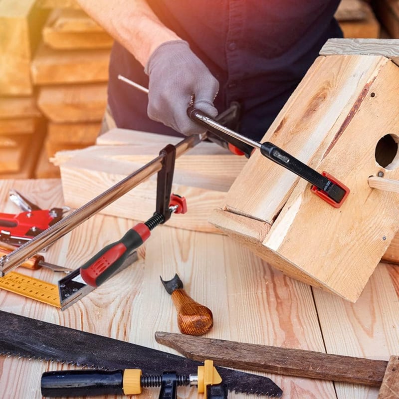 Wizerry Csavaros Szorítóvilla Készlet 600mm Fa Munkához DIY Szerszám 4db