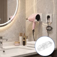 Organizator de cabluri WJIAAA pentru aparate electrocasnice, 6 bucăți cleme autoadezive transparente pentru gestionarea cablurilor, suport pentru scurtarea cablului mixerului de bucătărie și al espressorului 5