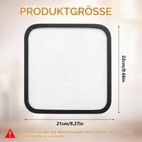 Magnetický kryt proti prskaniu tuku WJMY z nehrdzavejúcej ocele, príslušenstvo pre fritézy Cosori TurboBlaze 5,5 l, 6,0 l, 6,2 l, Philips HD9285 XXL 7,2 l, HD9270 XL 6,2 l 2