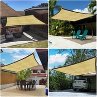 Plasă de Umbrire WLBXDRZK cu Ocheți, Grad de Umbrire 70-90% Rezistentă la UV, Protecția Plantelor, Seră, Grajd sau Cușcă, 4x5 m, Negru 5