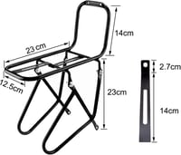 WLDOCA Kerékpár Csomagtartó Elöl 15kg Teherbírás Fékcsatornás Mountainbike Tartó 6