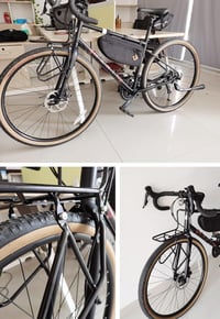WLDOCA Kerékpár Csomagtartó Elöl 15kg Teherbírás Fékcsatornás Mountainbike Tartó 4
