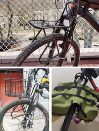 WLDOCA Kerékpár Csomagtartó Elöl 15kg Teherbírás Fékcsatornás Mountainbike Tartó 3