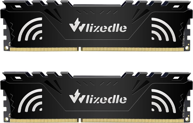 Wlizedle DDR3 asztali RAM 16 GB Kit (2x8 GB) 1866 MHz CL13 240-pin - fekete