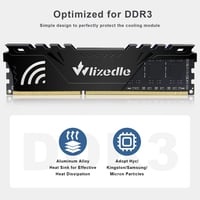 Wlizedle DDR3 32GB (4x8GB) 1866MHz CL13 Asztali RAM Memória 240-Pin 4