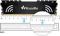 Wlizedle DDR3 32GB (4x8GB) 1866MHz CL13 Asztali RAM Memória 240-Pin 3