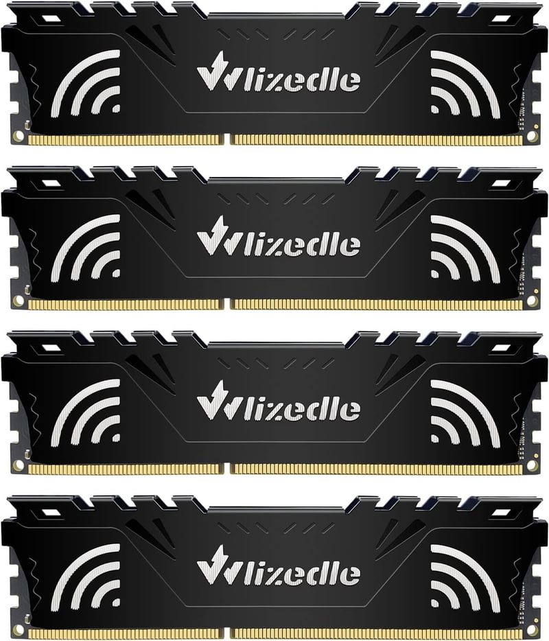 Wlizedle DDR3 32GB (4x8GB) 1866MHz CL13 Asztali RAM Memória 240-Pin