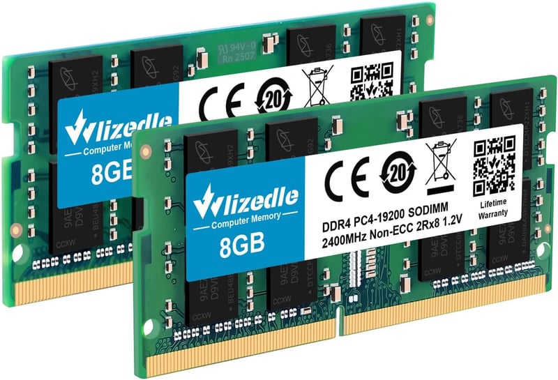 Wlizedle DDR4 2400MHz 8GB SO-DIMM Laptop RAM Memória Modul